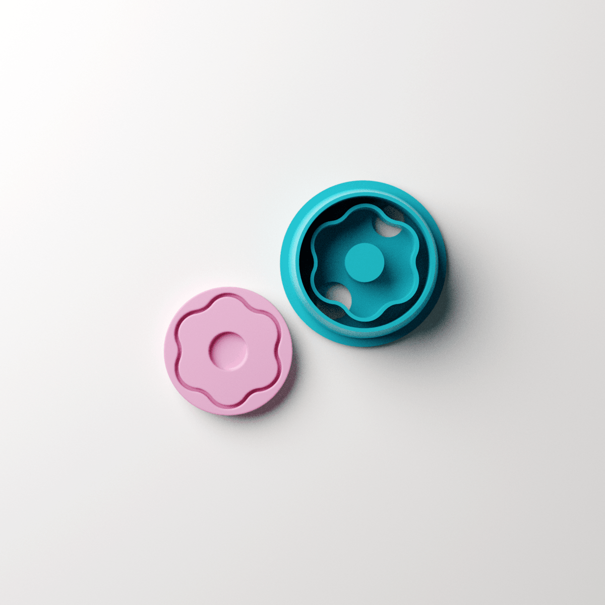 Donut Stud Clay Cutter - Claylab