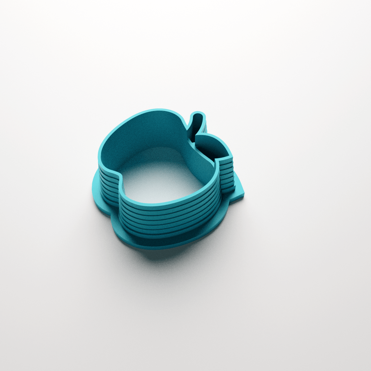 Apple Stud Clay Cutter - Claylab