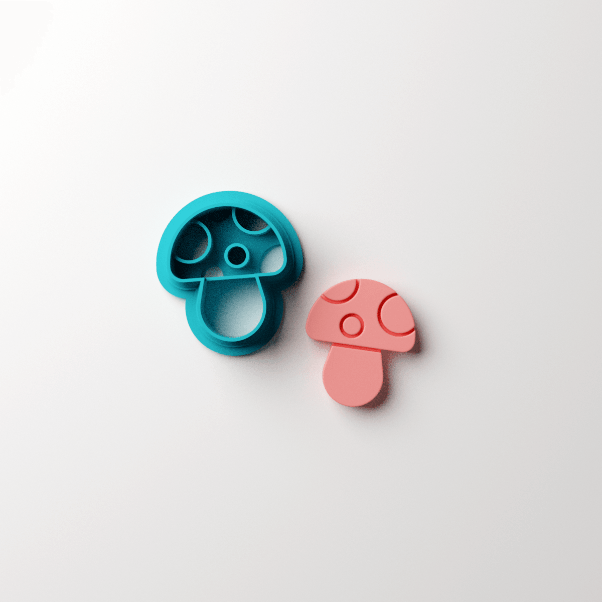 Mushroom Stud Clay Cutter - Claylab