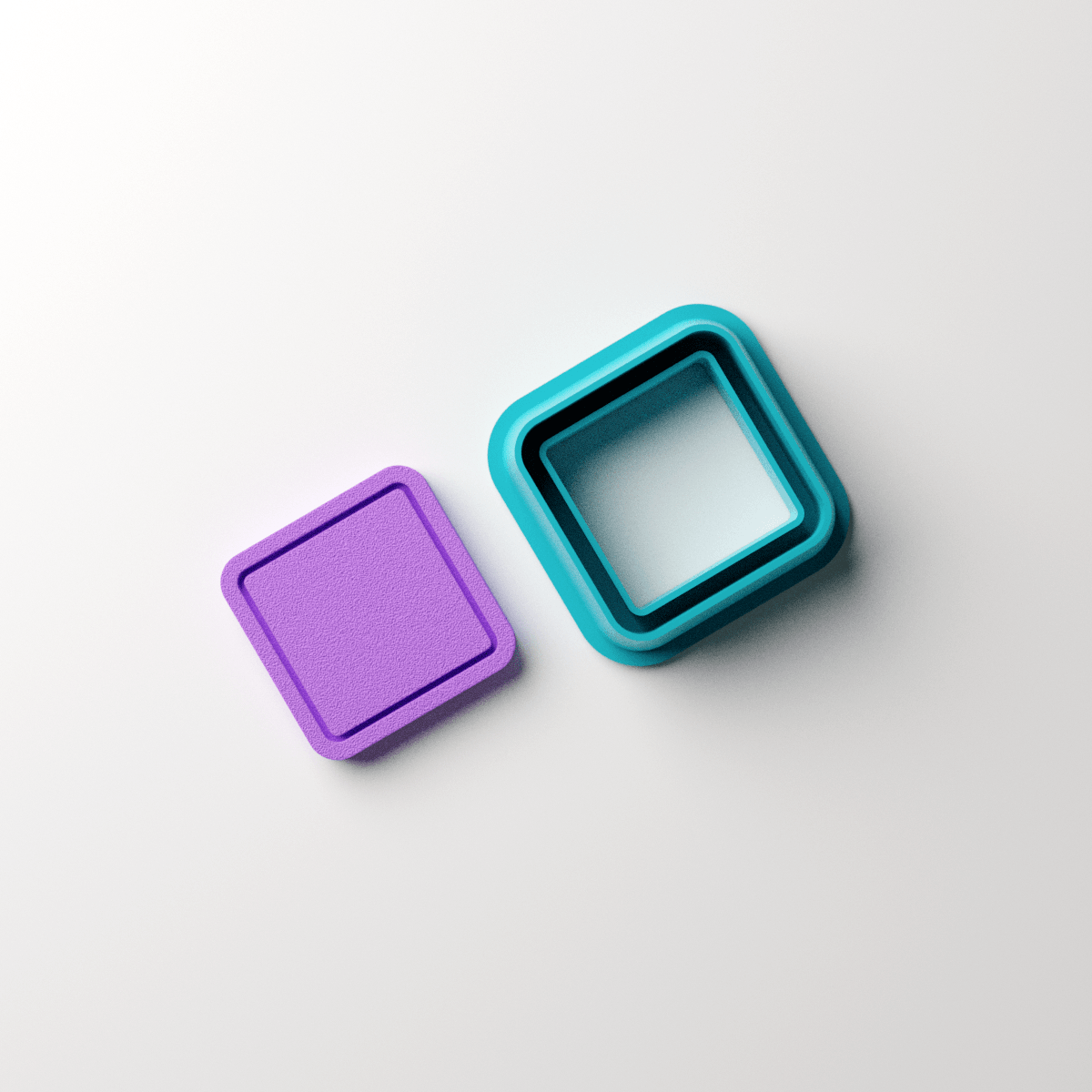 Borderline Square Stud Clay Cutter - Claylab