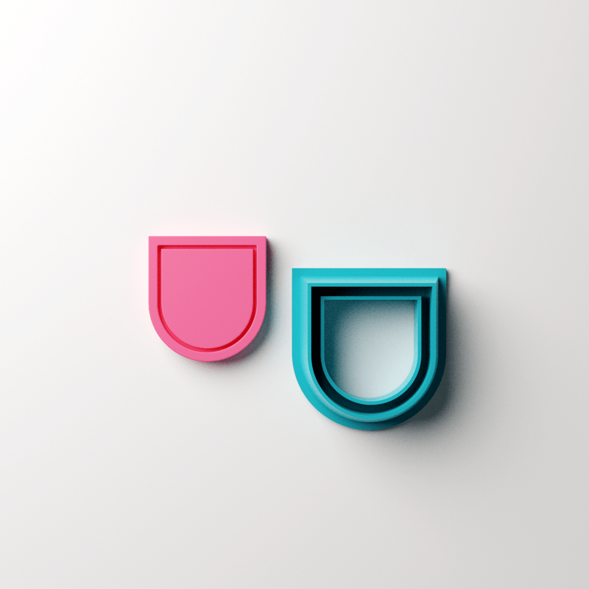 Borderline Badge Stud Clay Cutter - Claylab