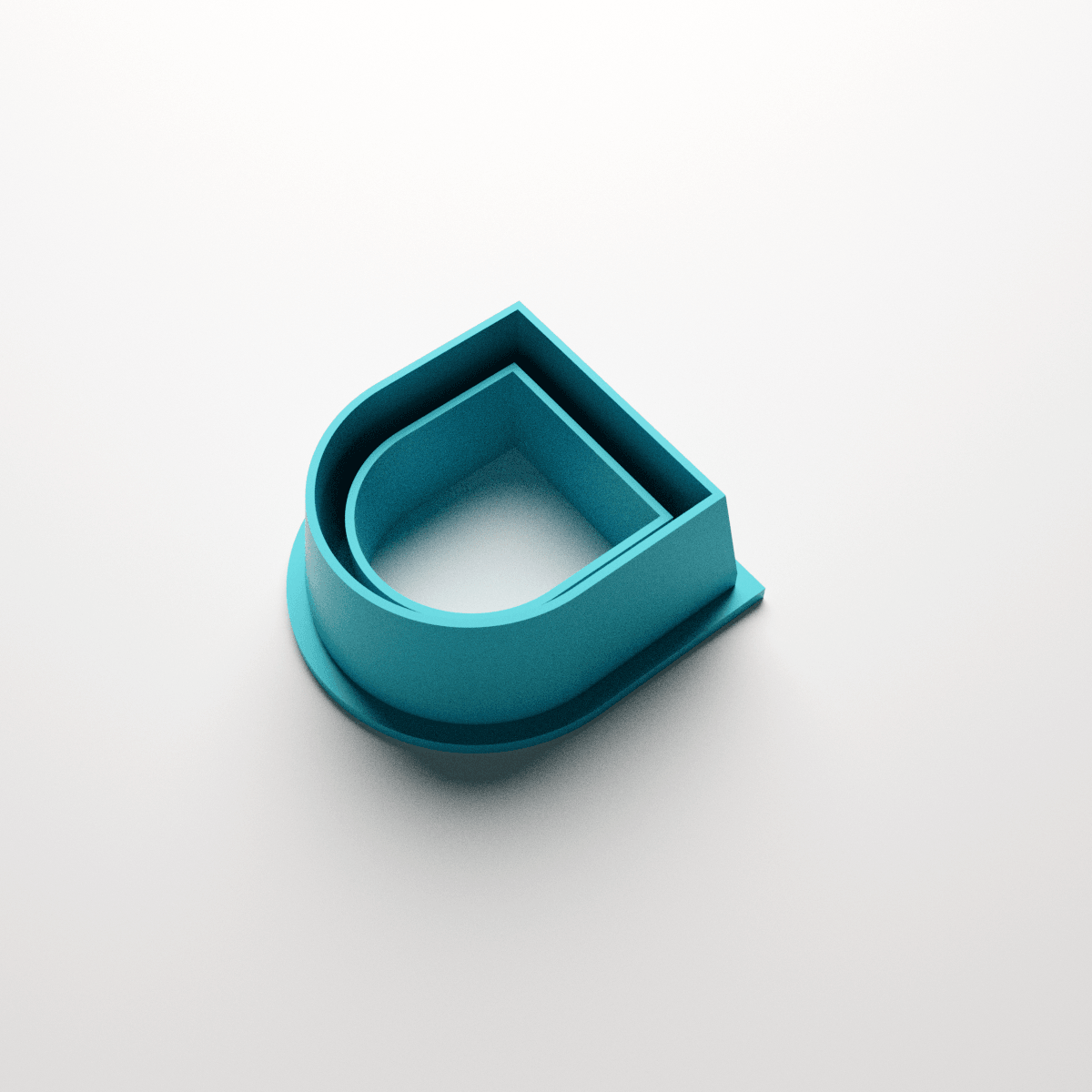 Borderline Badge Stud Clay Cutter - Claylab