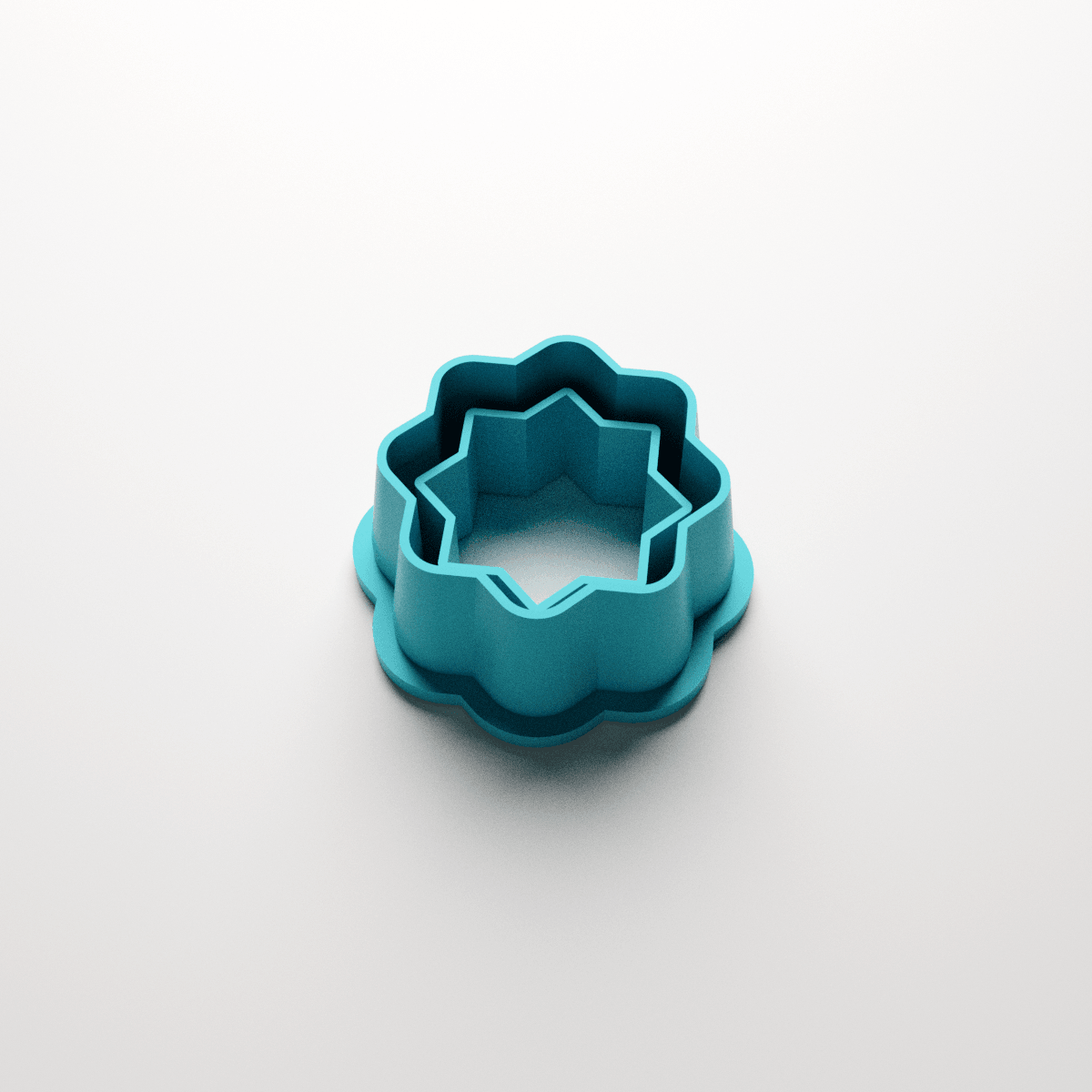 Borderline 8 Point Star Stud Clay Cutter - Claylab