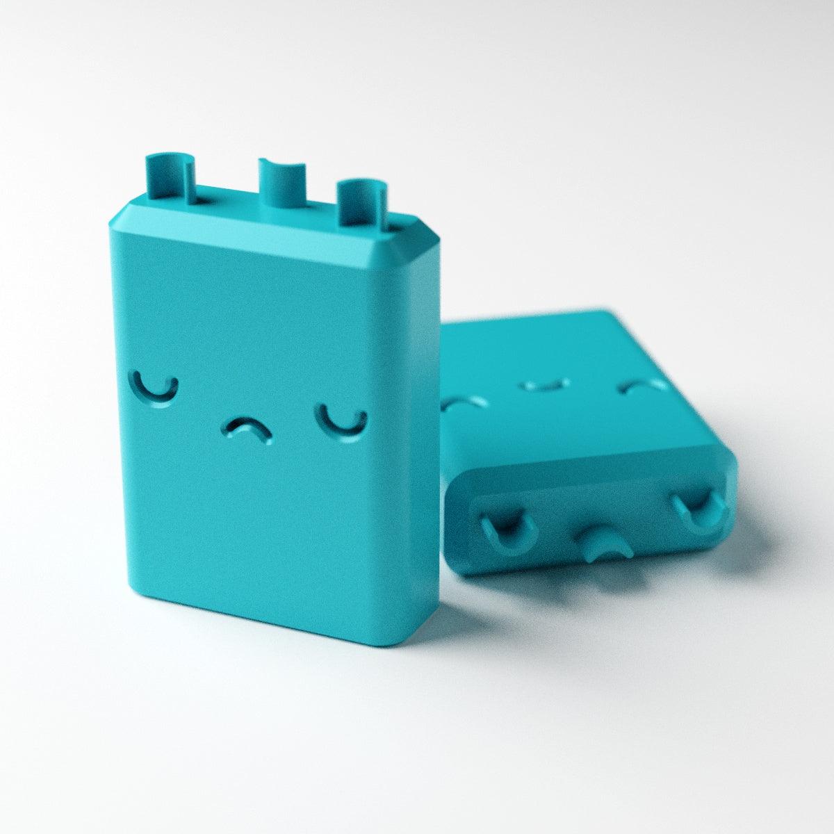 Sad Kawaii Face Micro Stamp - Claylab
