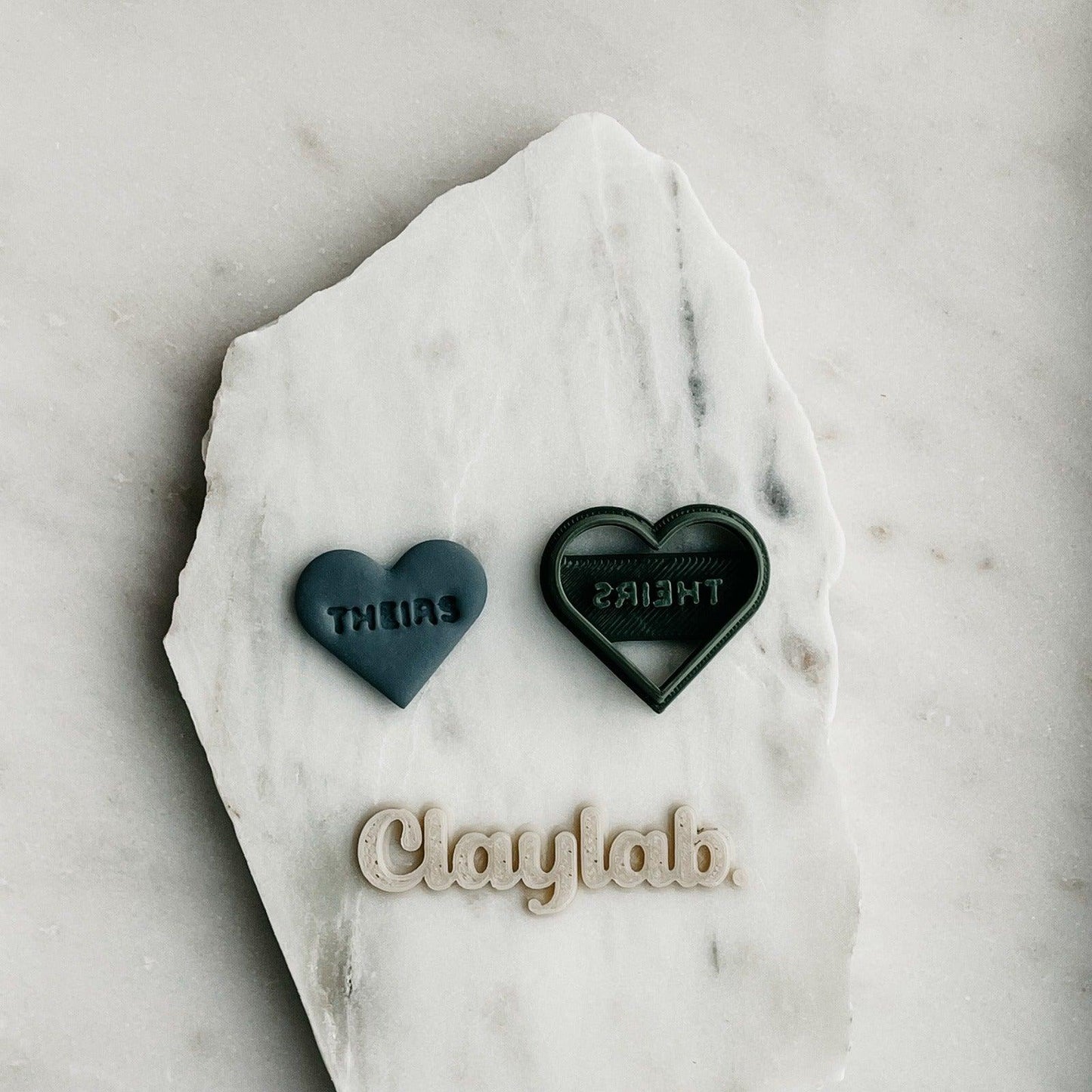 THEIRS Candy Heart Clay Cutter - Claylab