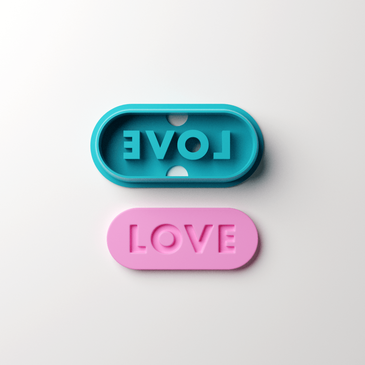 Love Pill Clay Cutter - Claylab