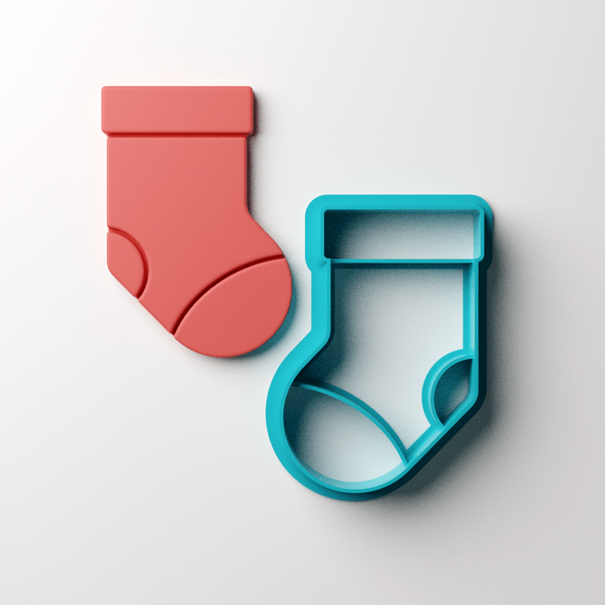 Xmas Stocking Clay Cutter - Claylab