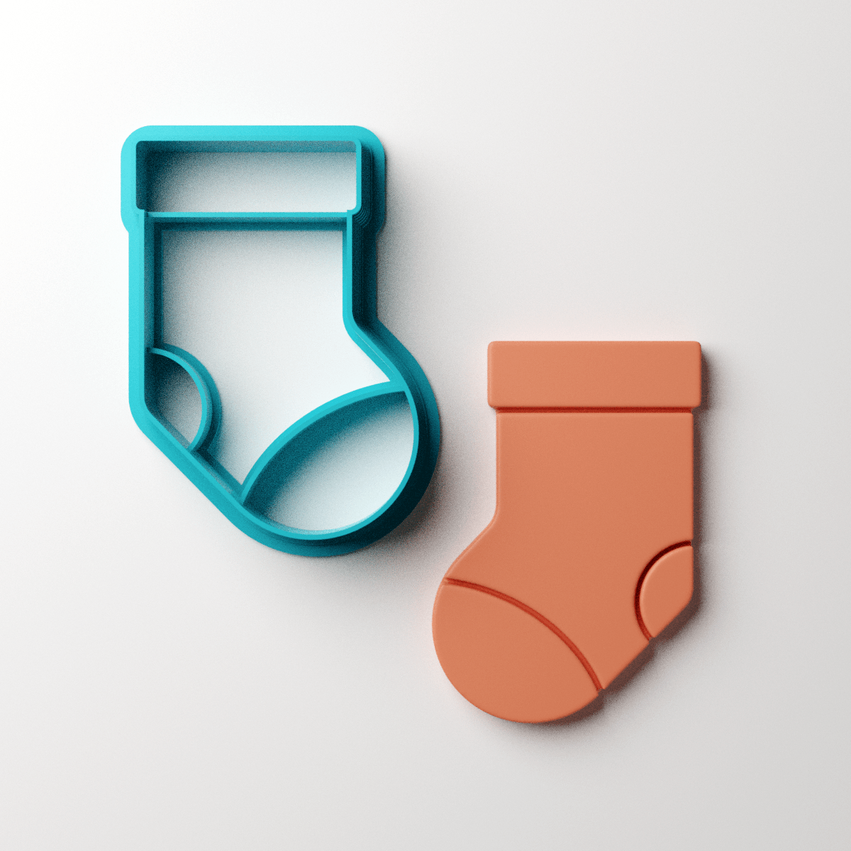 Xmas Stocking Clay Cutter - Claylab
