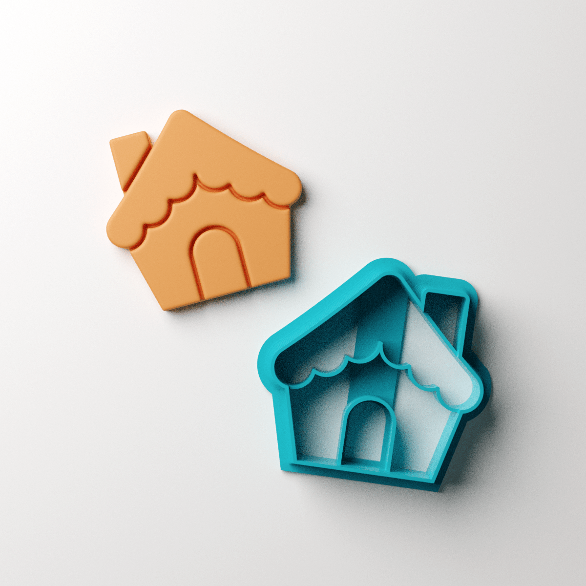 Gingerbread House Clay Cutter - Claylab
