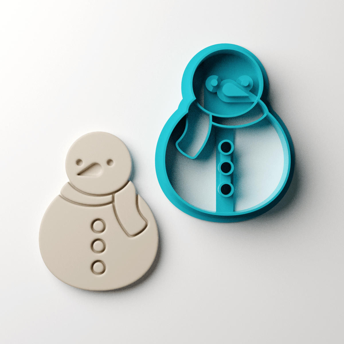 Snowman Clay Cutter - Claylab