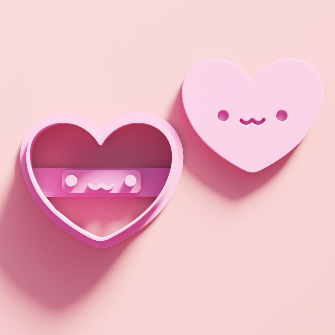 Kawaii Heart Clay Cutter