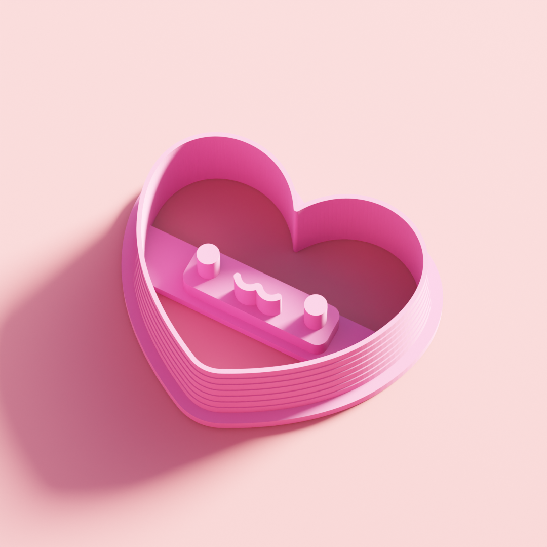 Kawaii Heart Clay Cutter