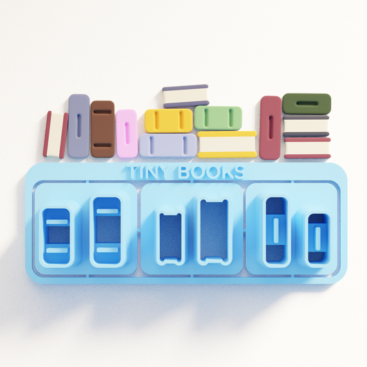 Tiny Books - Bookshelf Decor Cutters