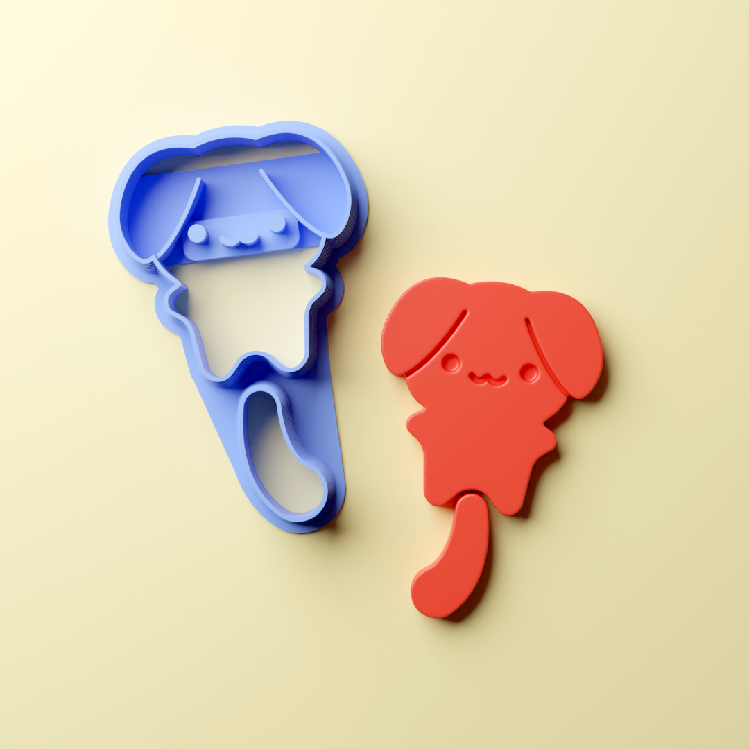 Kawaii Dog Dangle Clay Cutter