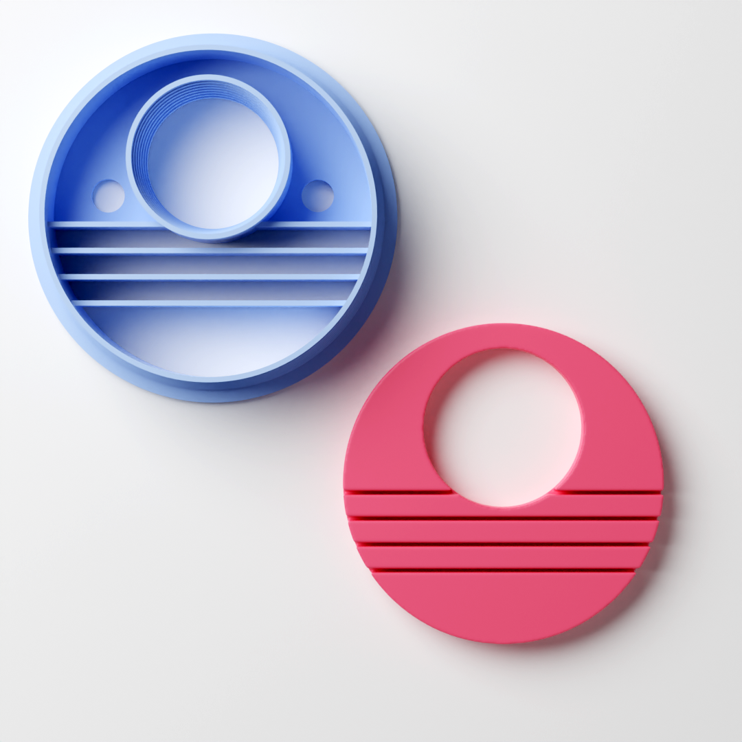 Retro Sunset Clay Cutter - Claylab