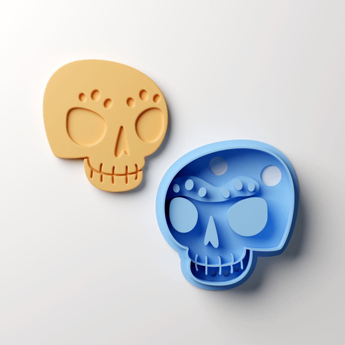 Frida Skull Clay Cutter - Claylab