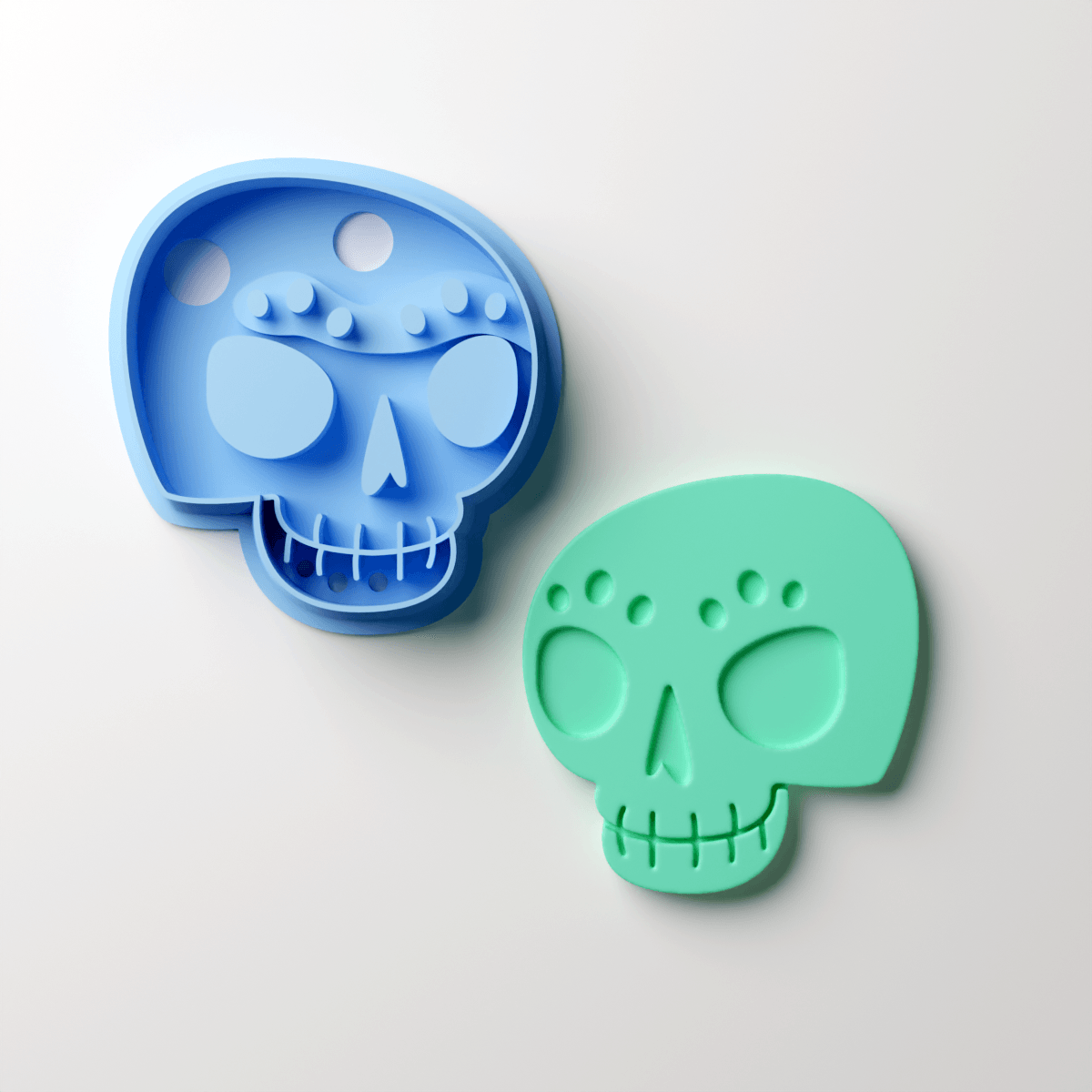 Frida Skull Clay Cutter - Claylab