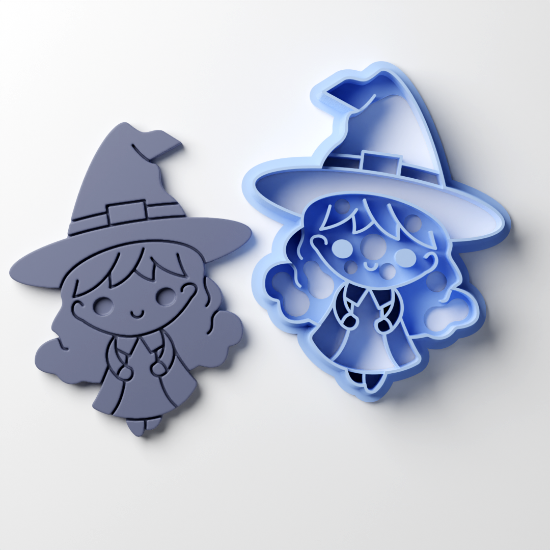 Witch Girl Clay Cutter