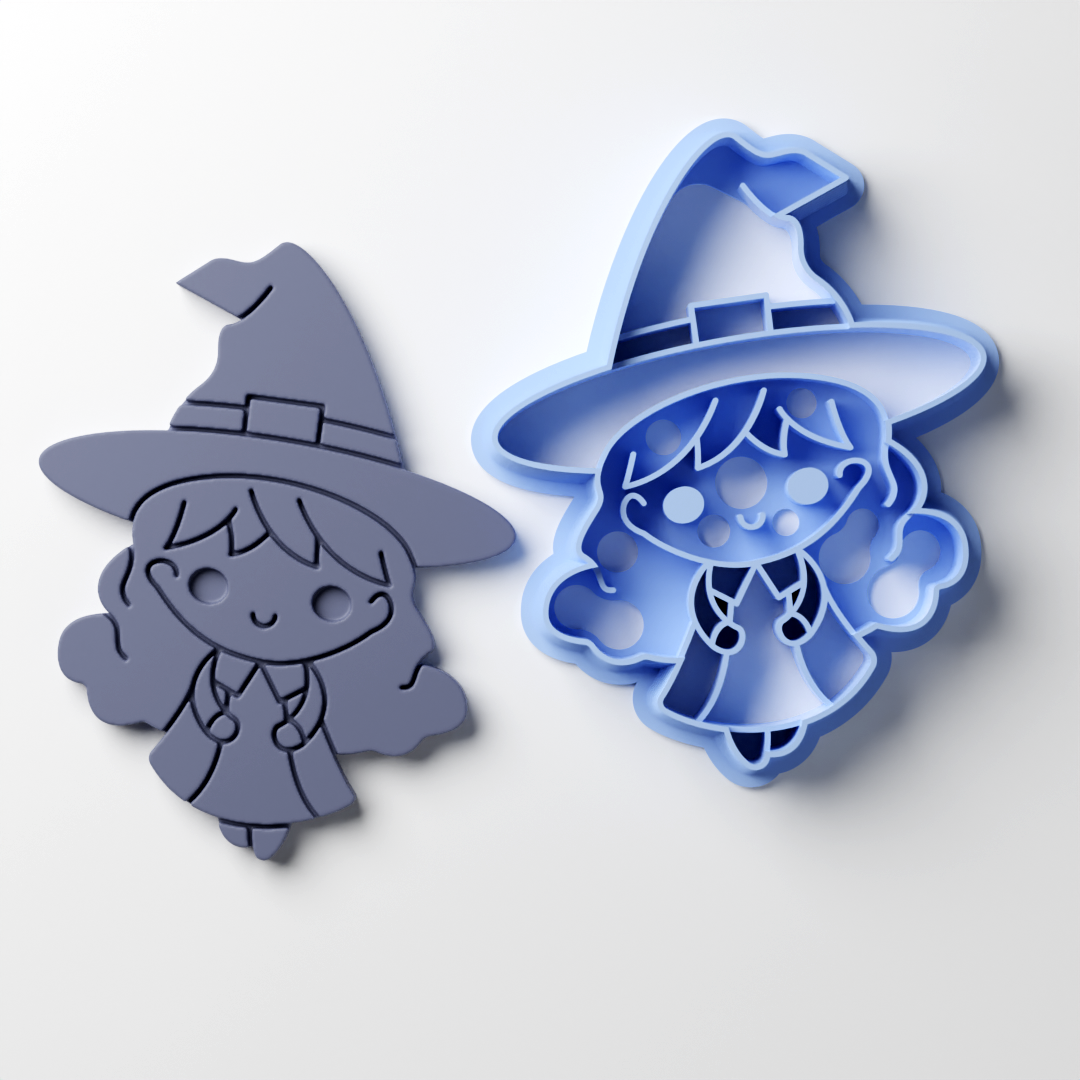 Witch Girl Clay Cutter