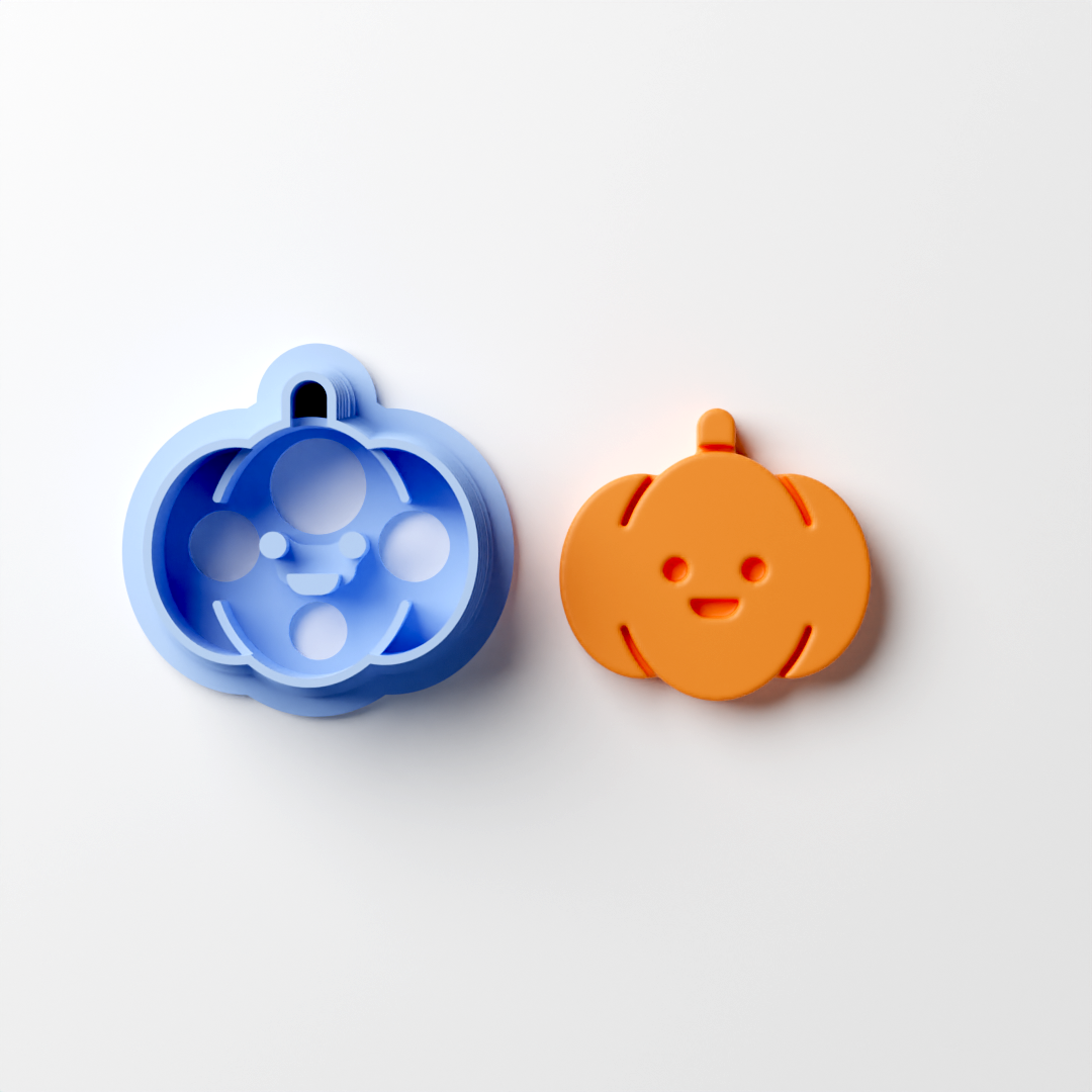 Happy Lil' Pumpkin Stud Clay Cutter