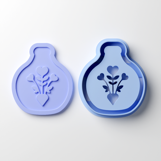 Bouquet Potion Negative Clay Cutter