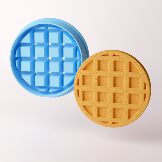Round Waffle Clay Cutter