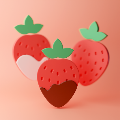 Choc Strawberry Snap Card Kit