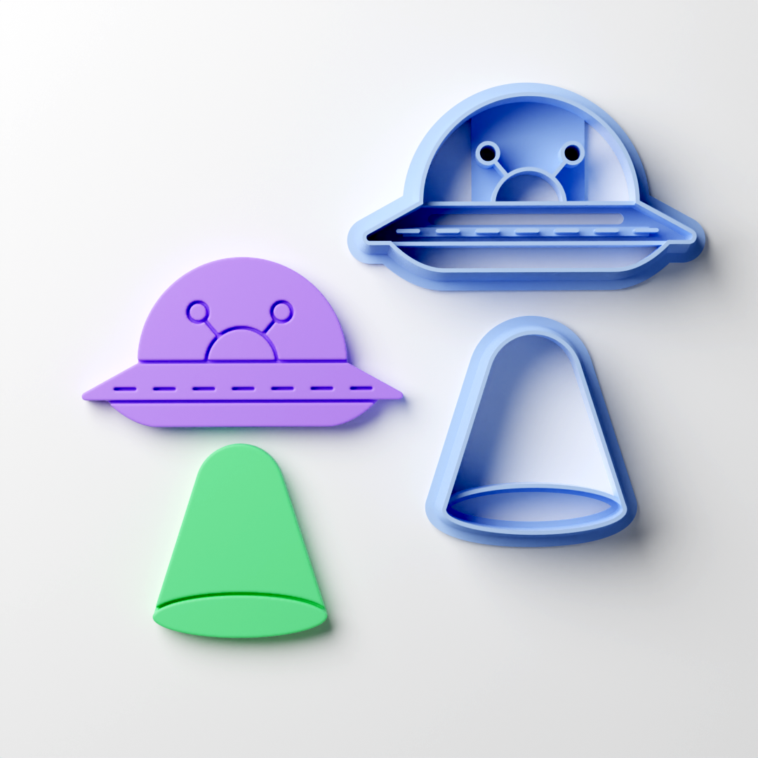 Alien Invasion Clay Cutter Set - Claylab