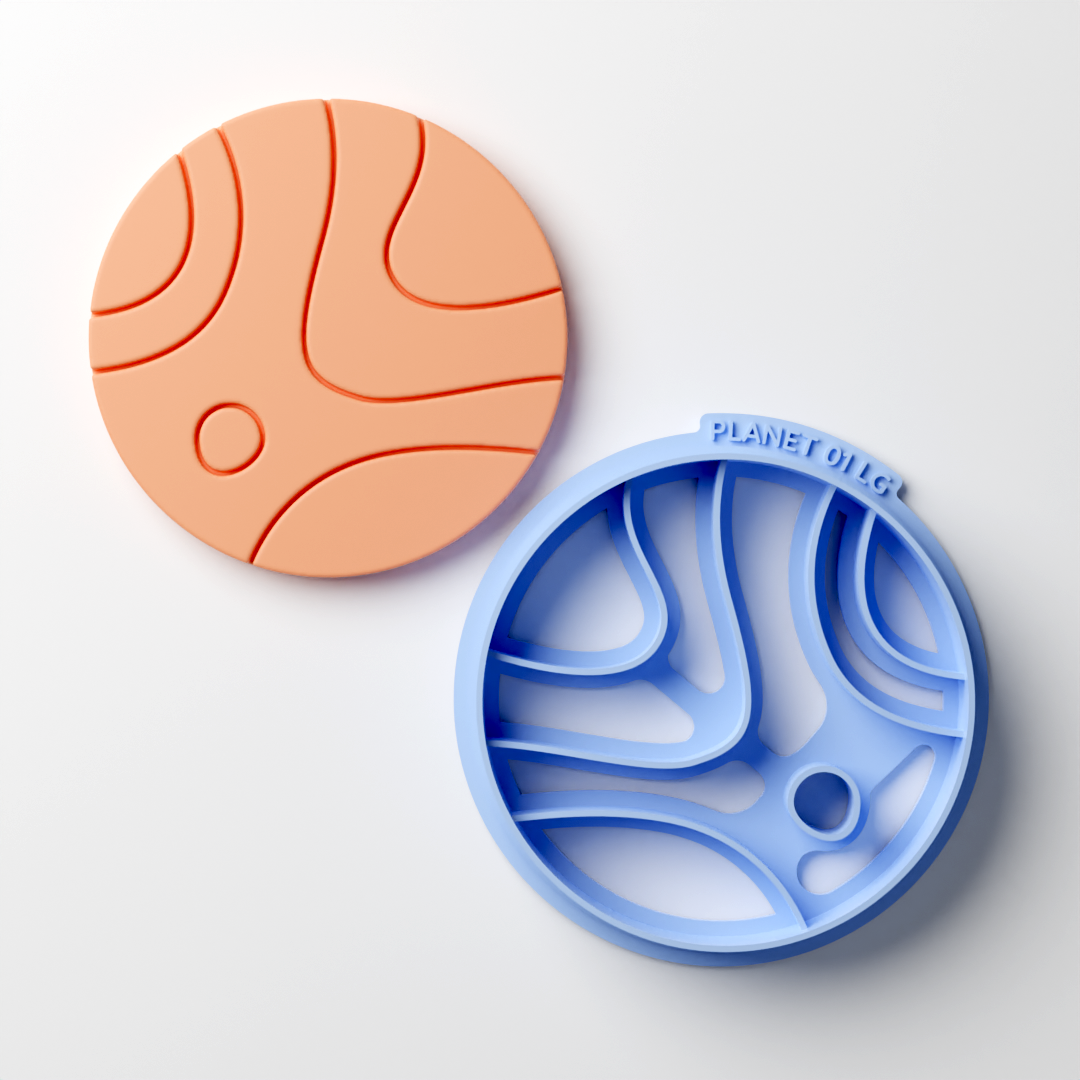 Swirly Planet Clay Cutter - Claylab