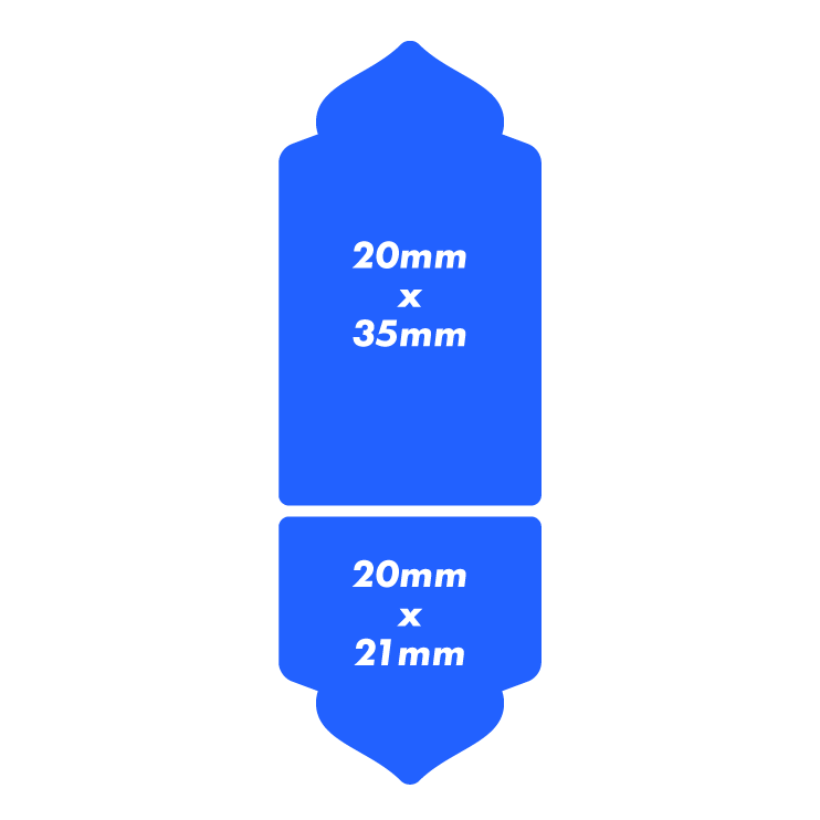 Slim Genie Arch Clay Cutter Pair - Claylab