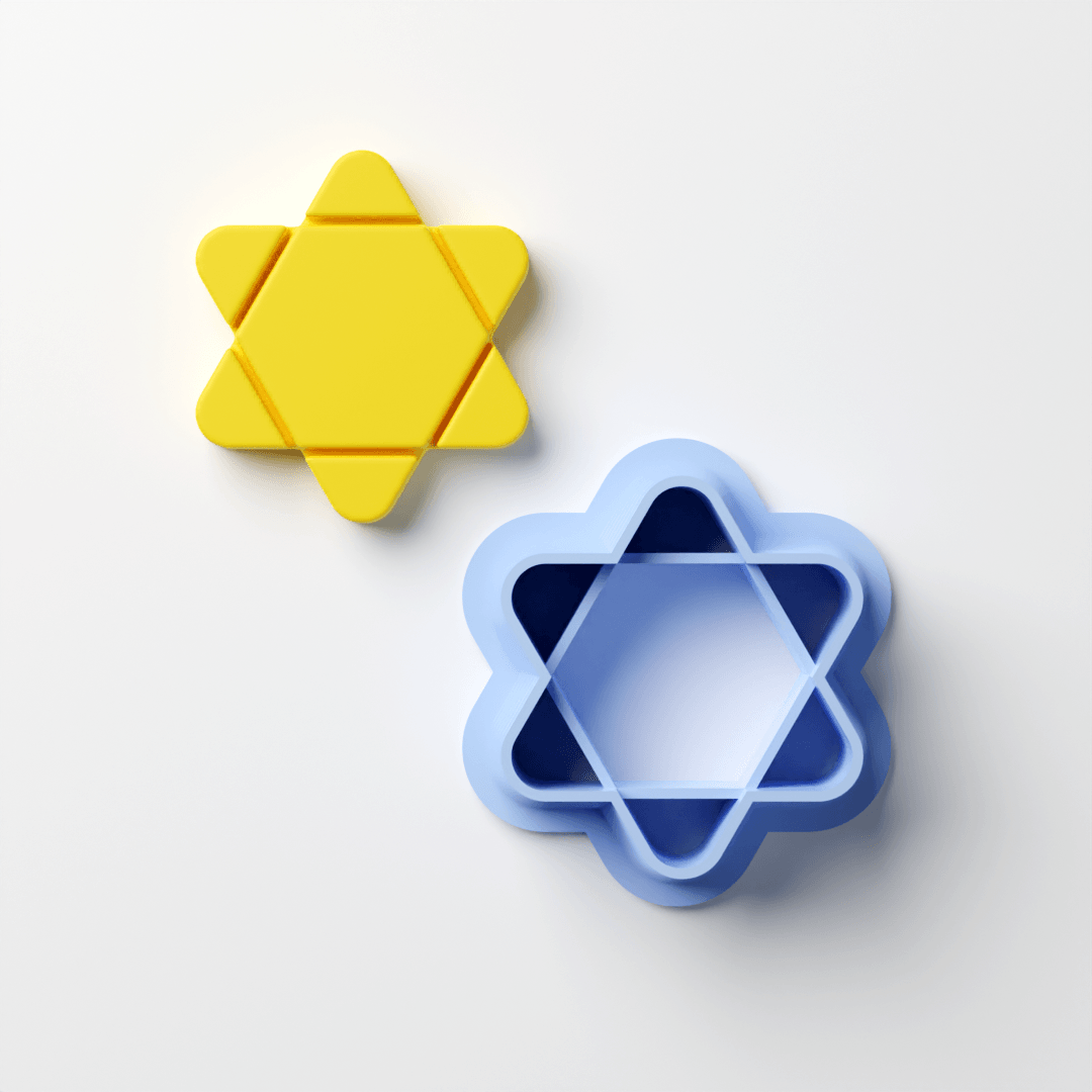 Hex Star Stud Clay Cutter - Claylab