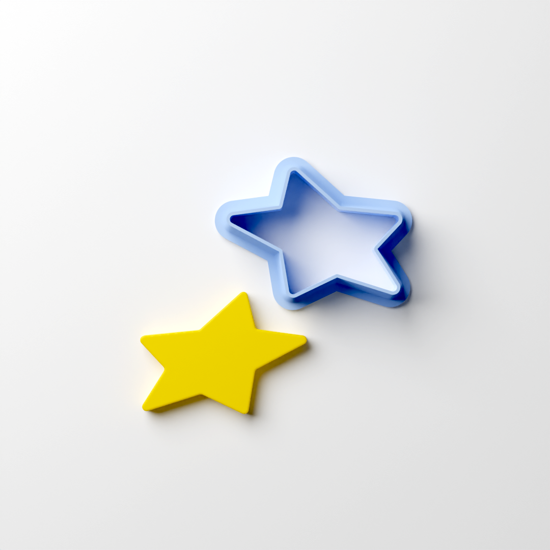 Italic Star Clay Cutter - Claylab