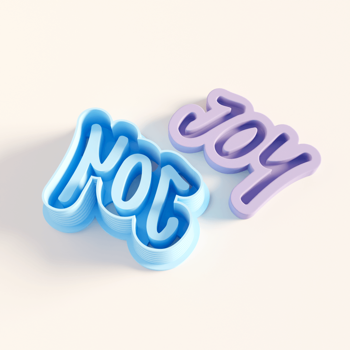 Joy - Text Clay Cutter (Xmas 2024) - Claylab