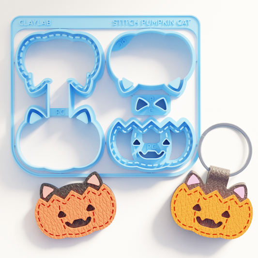 Stitch Pumpkin Cat Snap Card