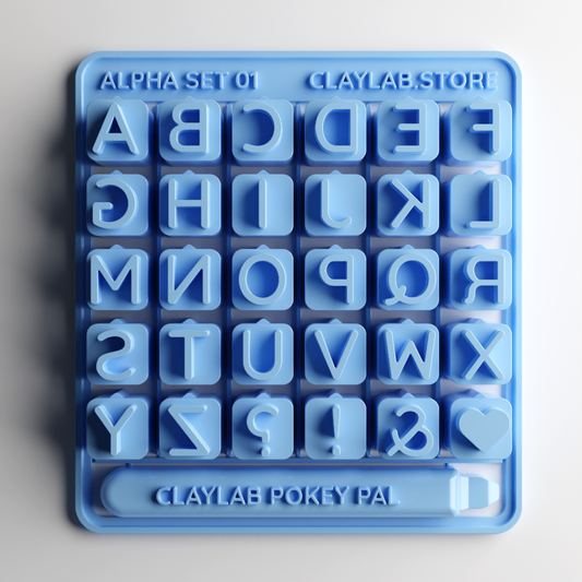 Alphabet Stamp Set Snap Card