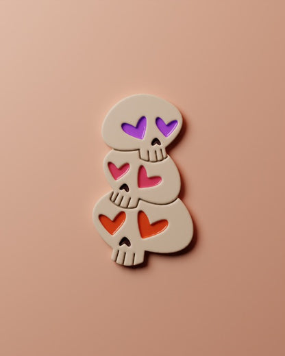 Romantic Skull Stack Clay Cutter - Claylab