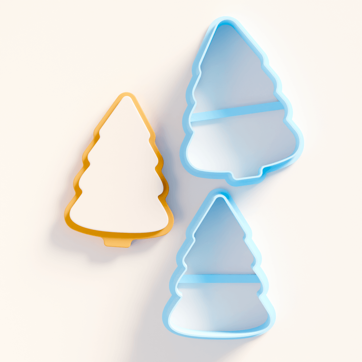 Christmas Tree Sugar Cookie Clay Cutter (Xmas 2024) - Claylab