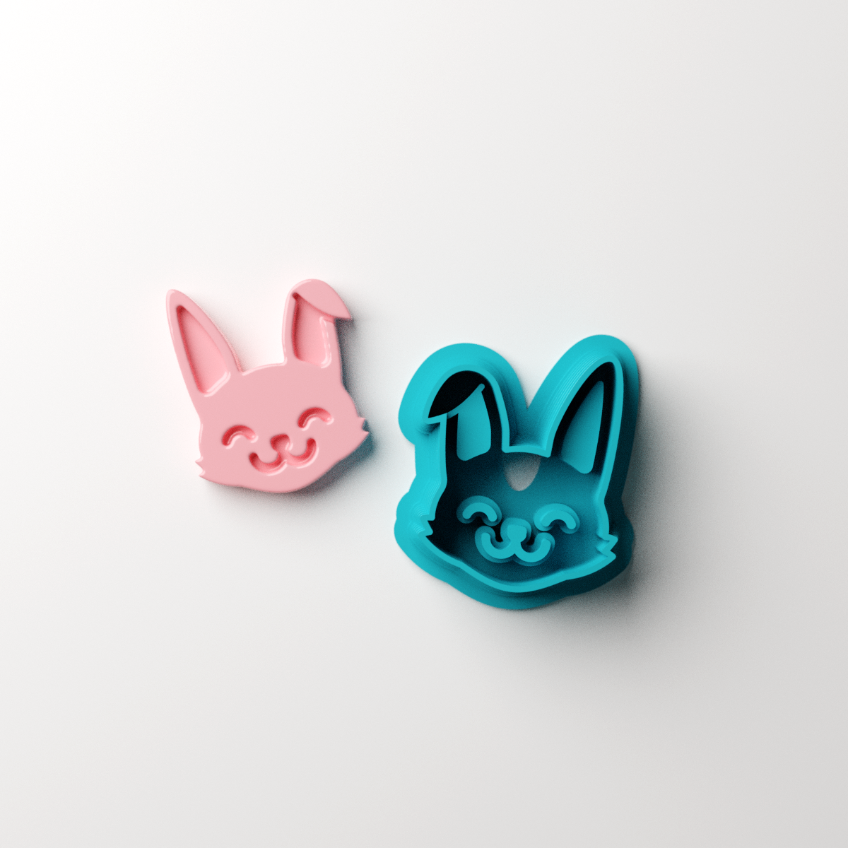 Easter Bunny Stud Clay Cutter Claylab