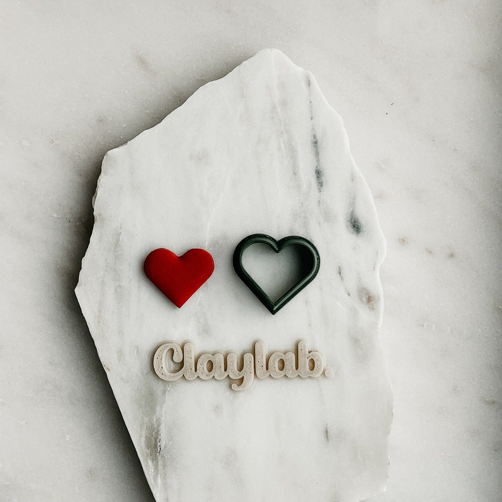 Heart Clay Cutter Claylab