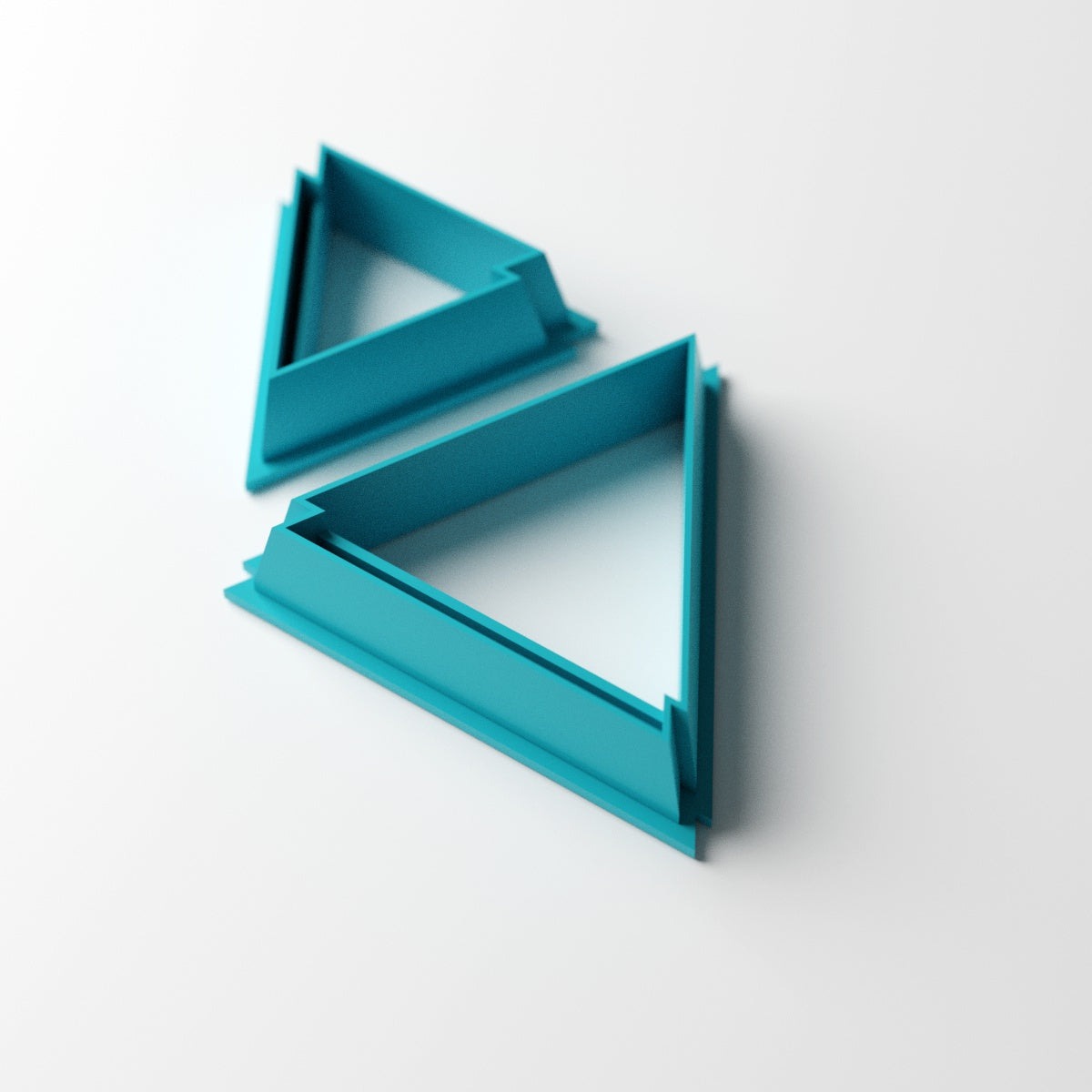 Retro 3D Triangle Dangle Claylab