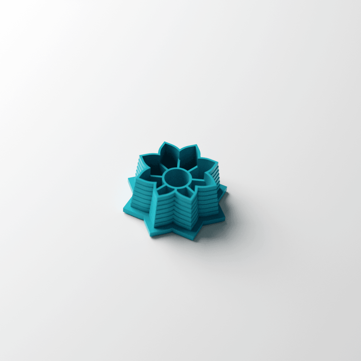 8 Pointy Petal Flower Stud Clay Cutter - Claylab