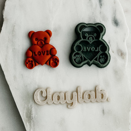 Teddy Bear Clay Cutter Claylab