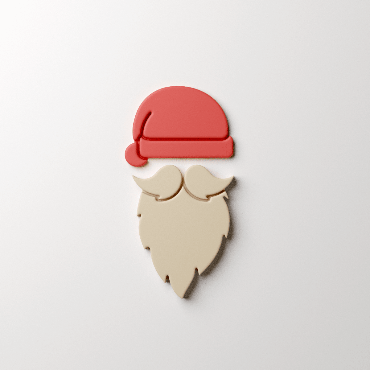 Santa Beard Clay Cutter Claylab